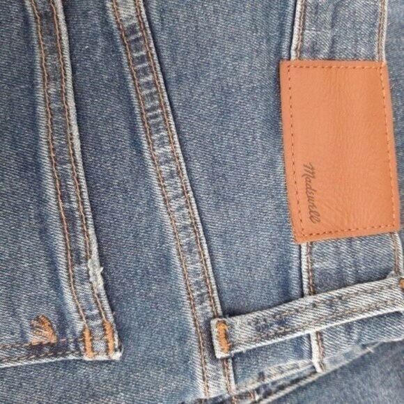 MADEWELL High-Rise Skinny Crop Jeans Mackey Button-Front Sz 27 - Picture 13 of 15